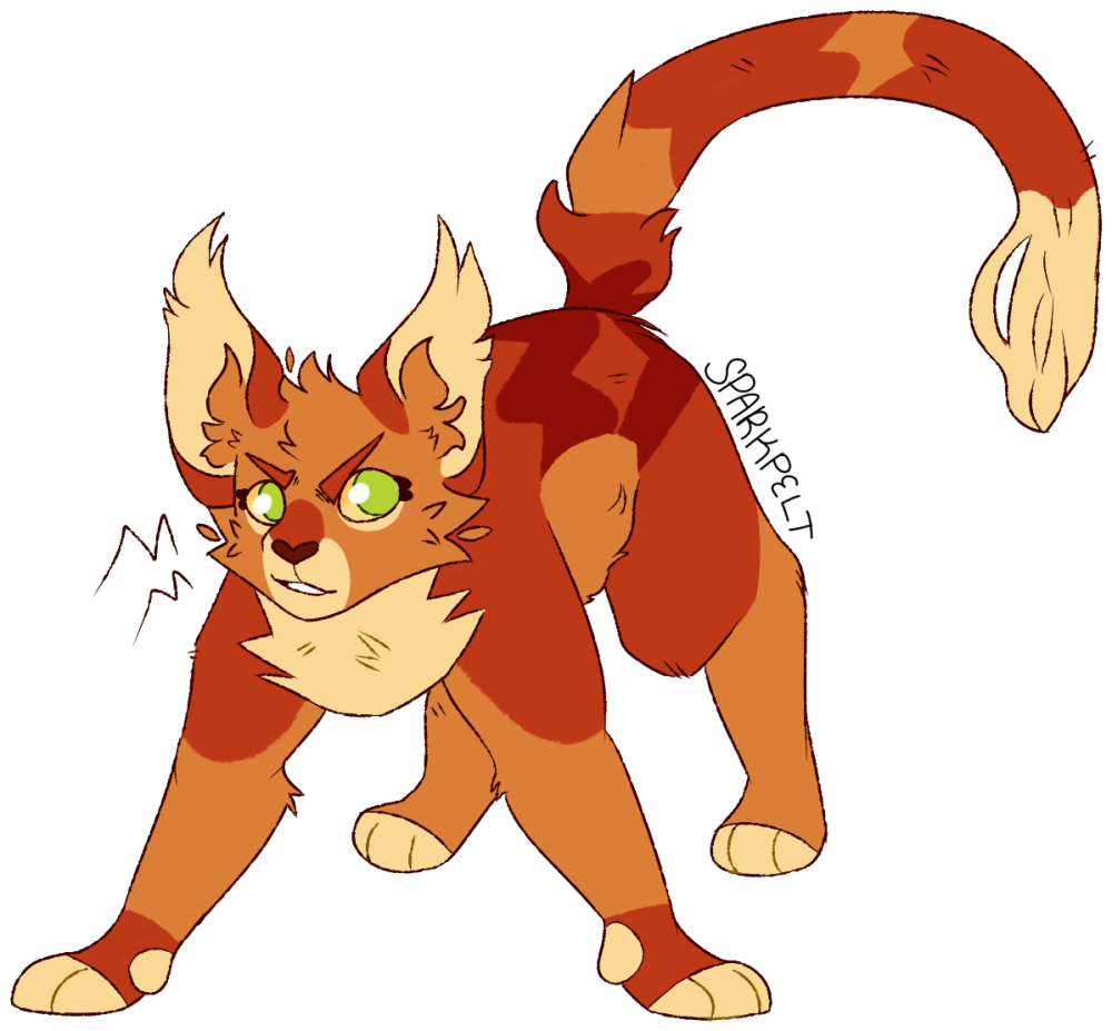 Warrior Cat Sparkpelt