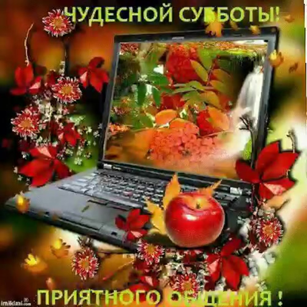 Открытка с добрым утром осенним утром
