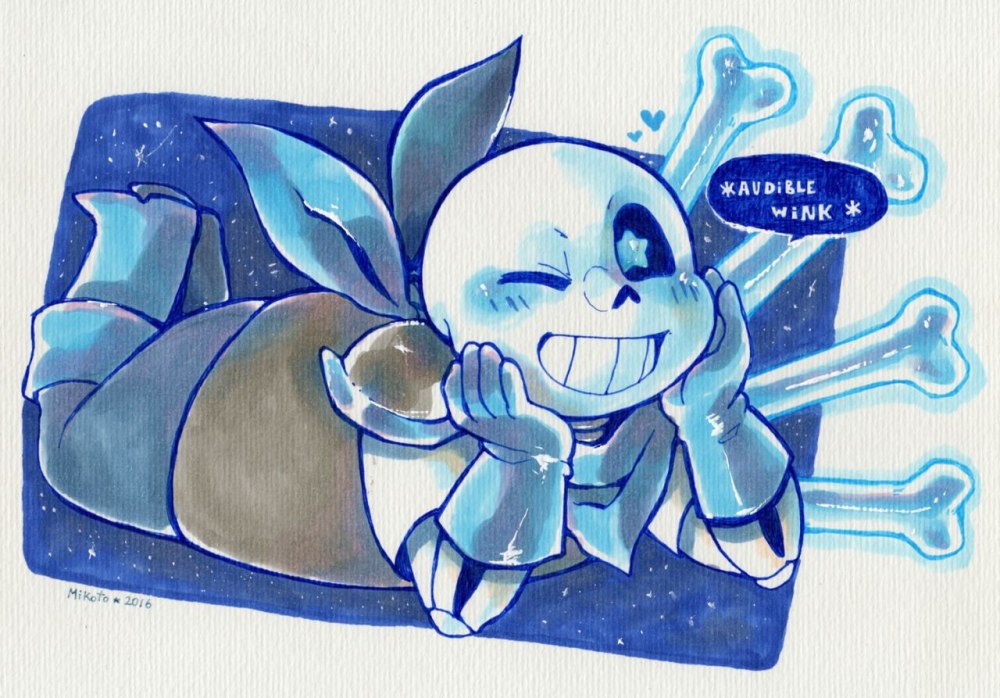 Undertale Блуберри Санс