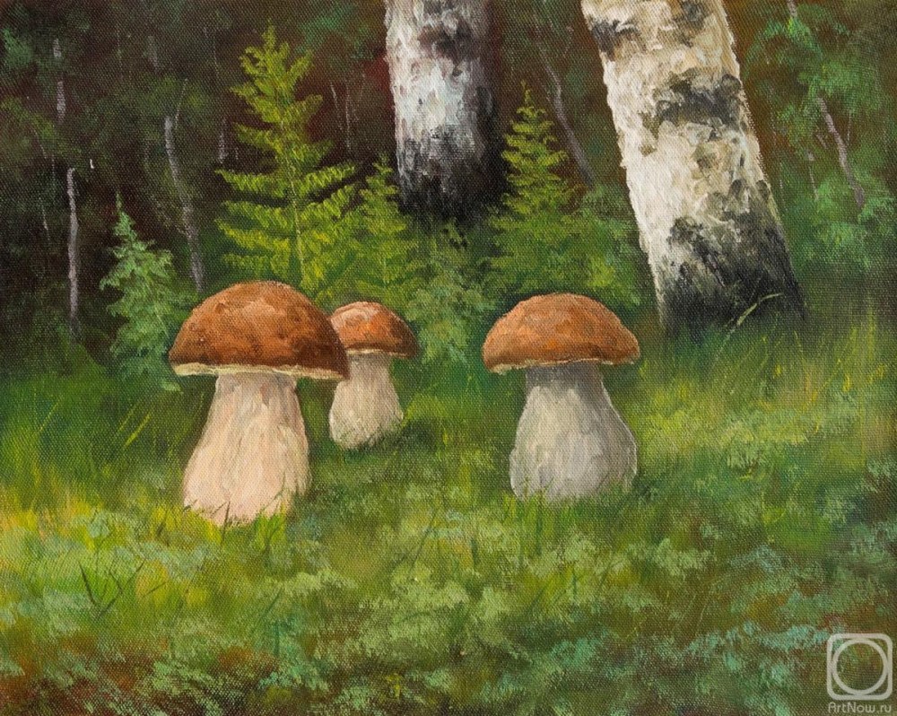 Грибы в живописи