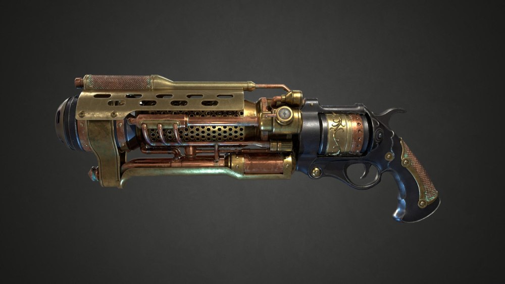 Дробовик Jackhammer стимпанк