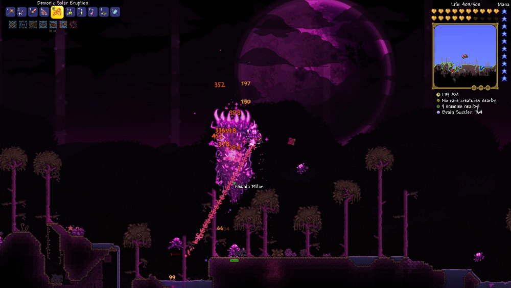 Terraria башни боссы