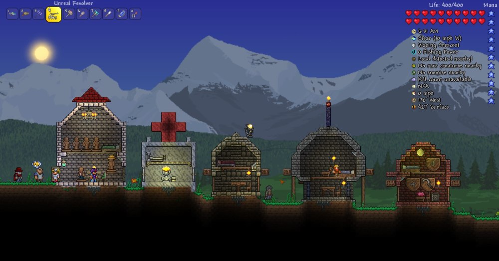 Terraria башня