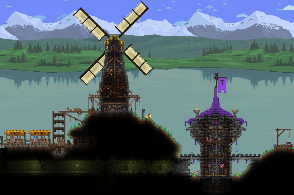 Terraria башня солнца