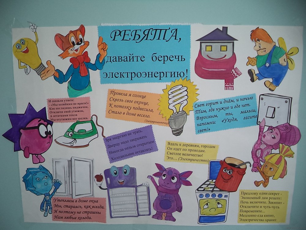 Плакаты по энергосбережению