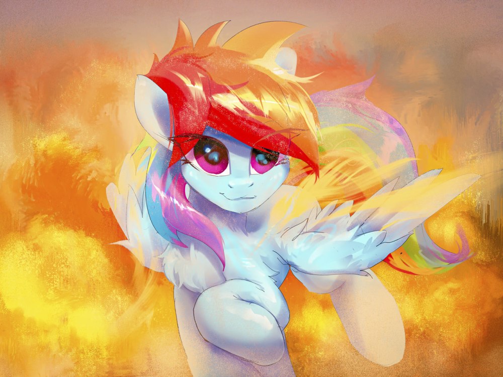 Косплеерша Rainbow Dash