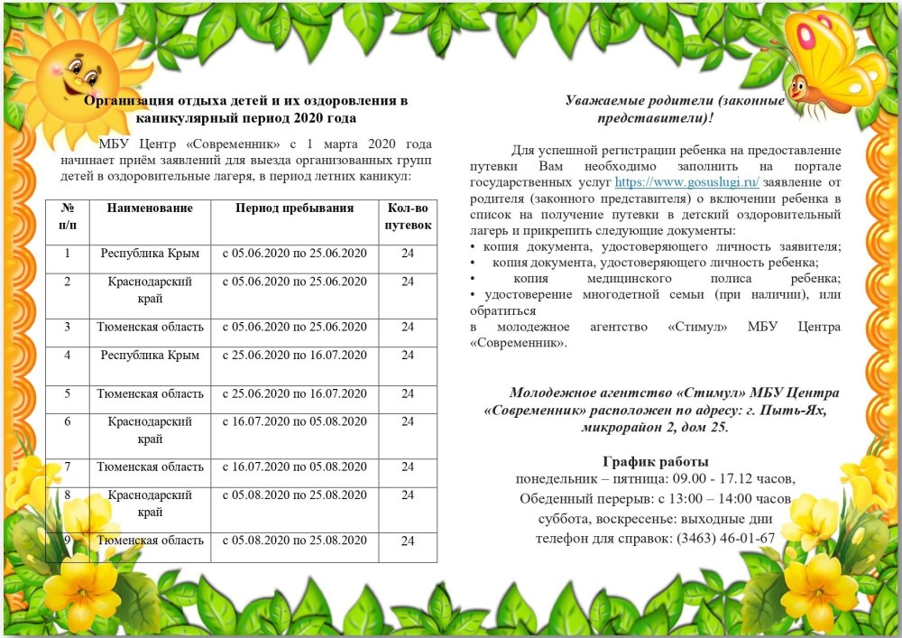 Список группы пчелки