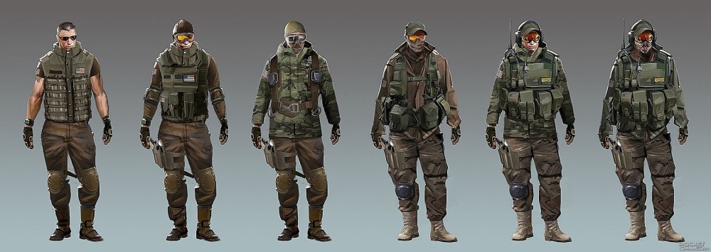 Future ЧВК солдат Concept Art