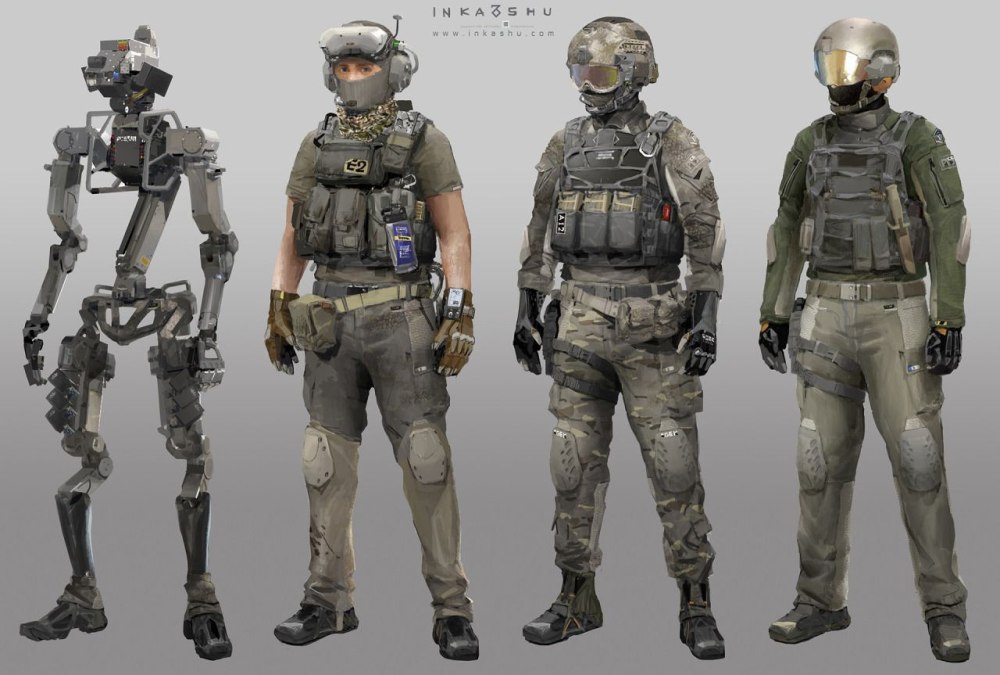 Future ЧВК солдат Concept Art