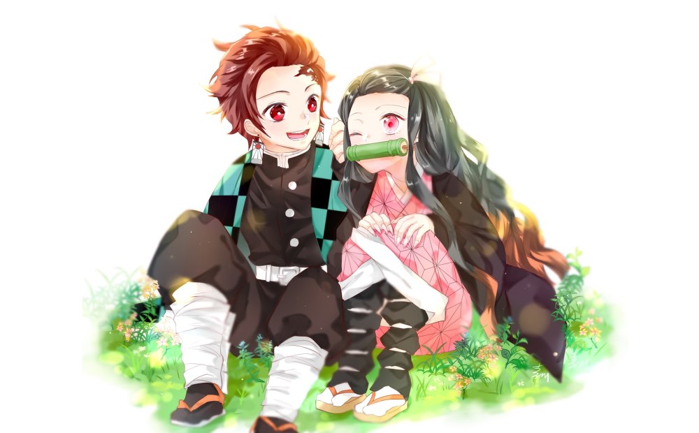 Nezuko and Tanjiro