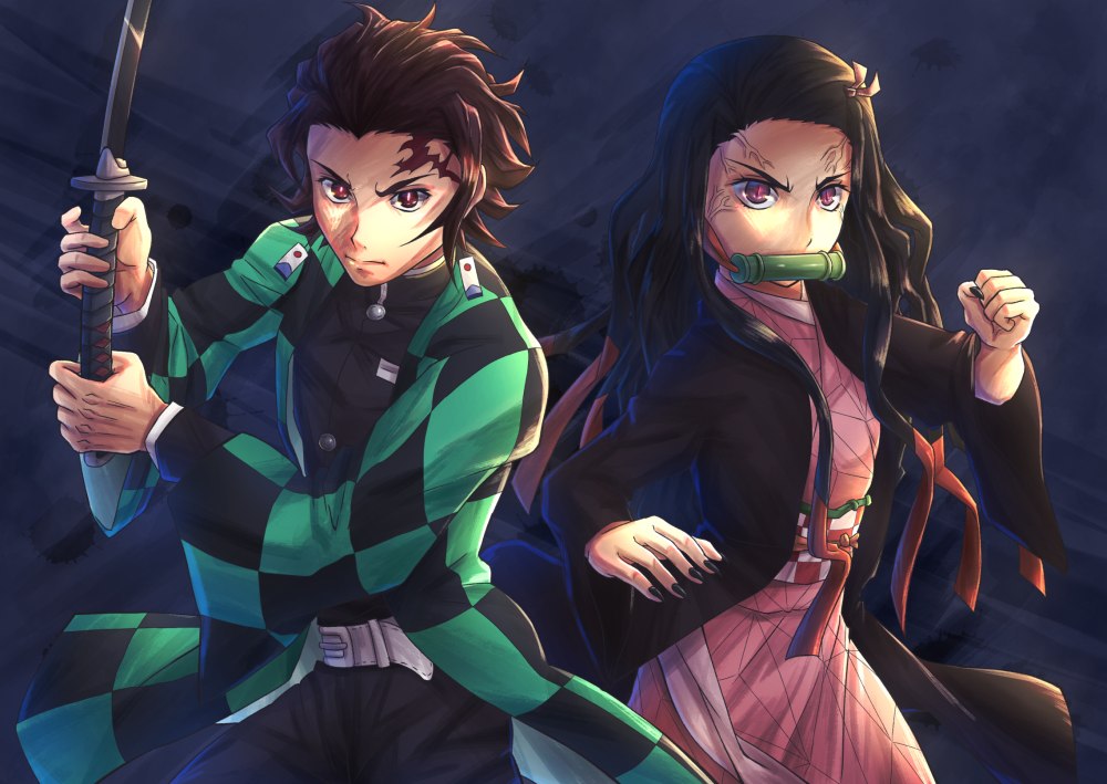 Аниме клинок рассекающий демонов Kimetsu
