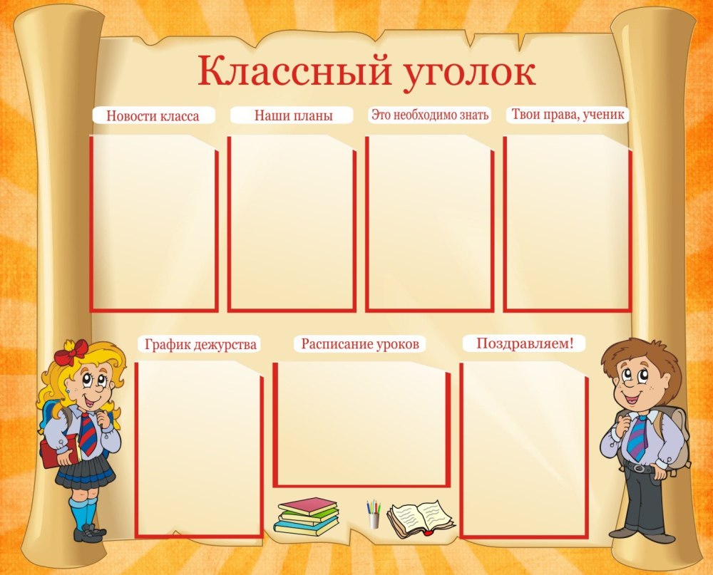 Стенды для школы классный уголок