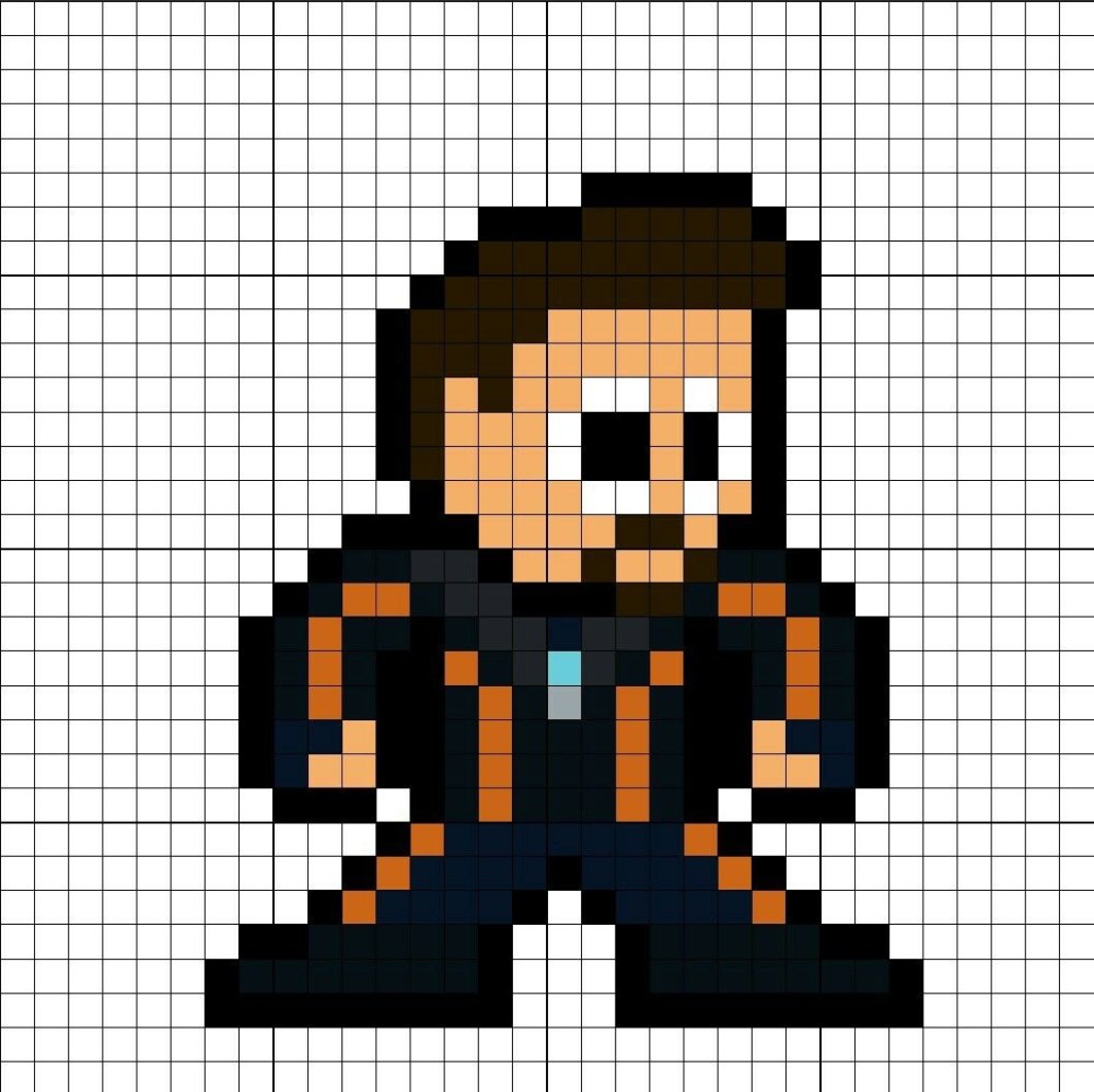 Venom пиксель арт