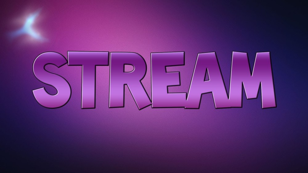 Stream надпись