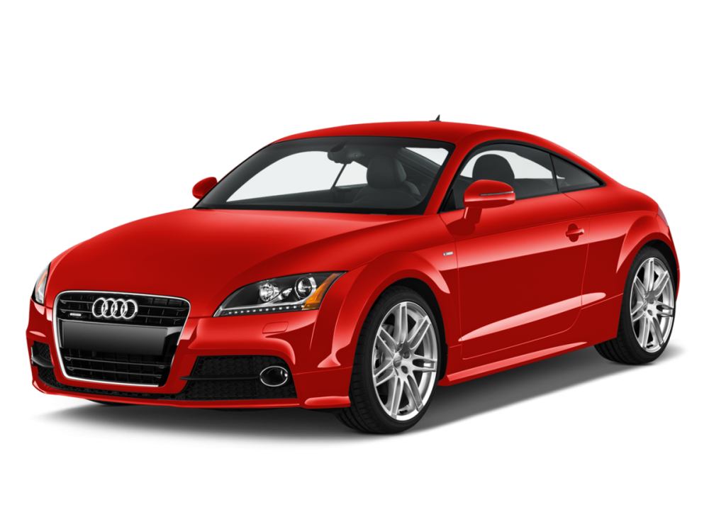 Audi TT 8s на белом фоне