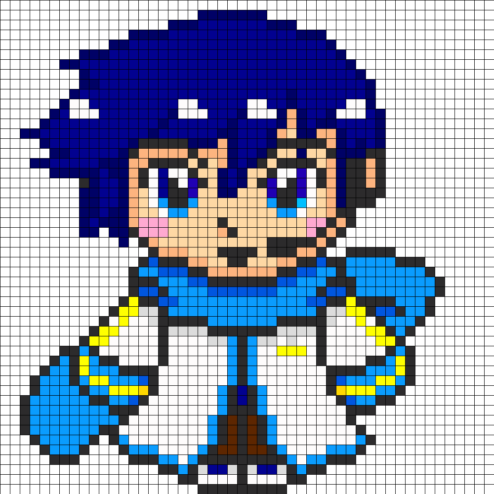 Хомура Pixel Art