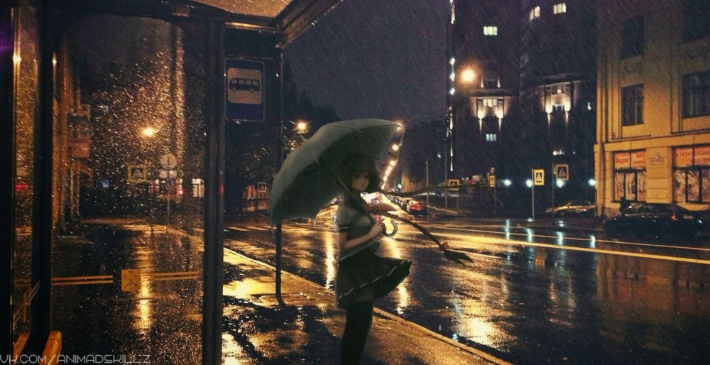 Ночной дождь
