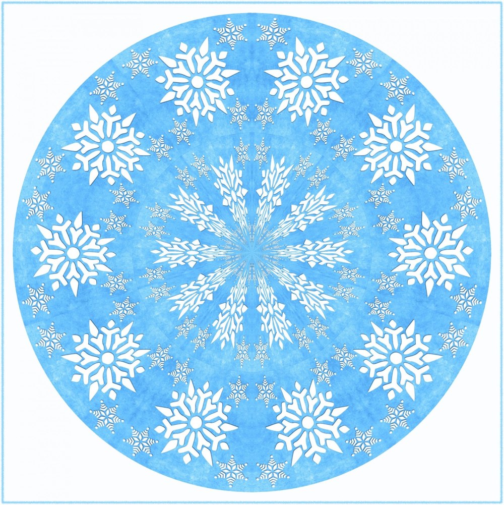 Векторные снежинки