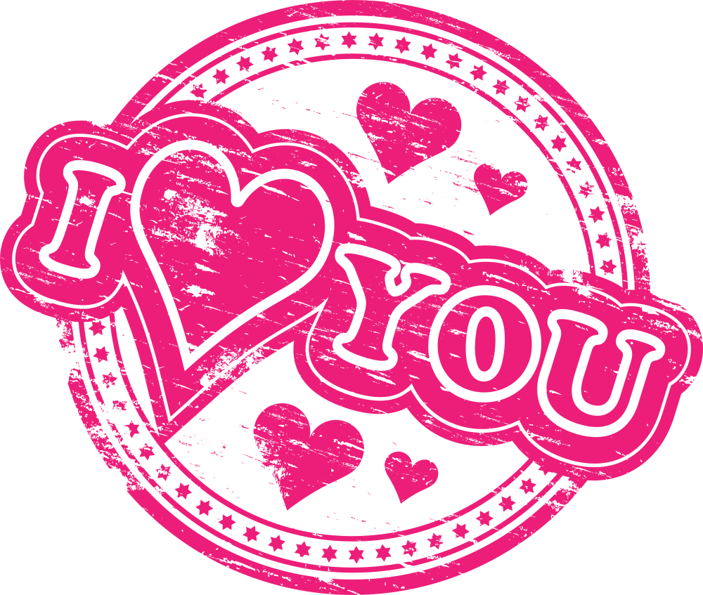 Слово Love на прозрачном фоне