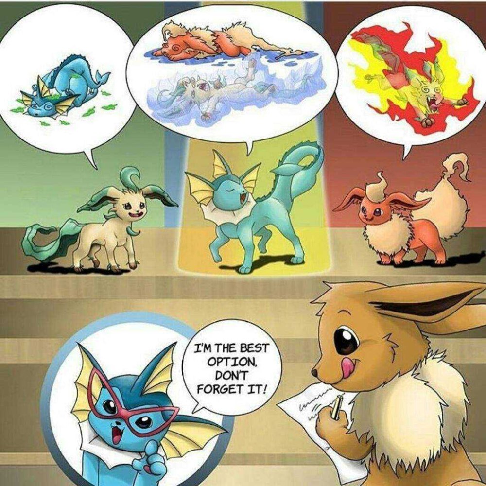 Pikachu или Eevee