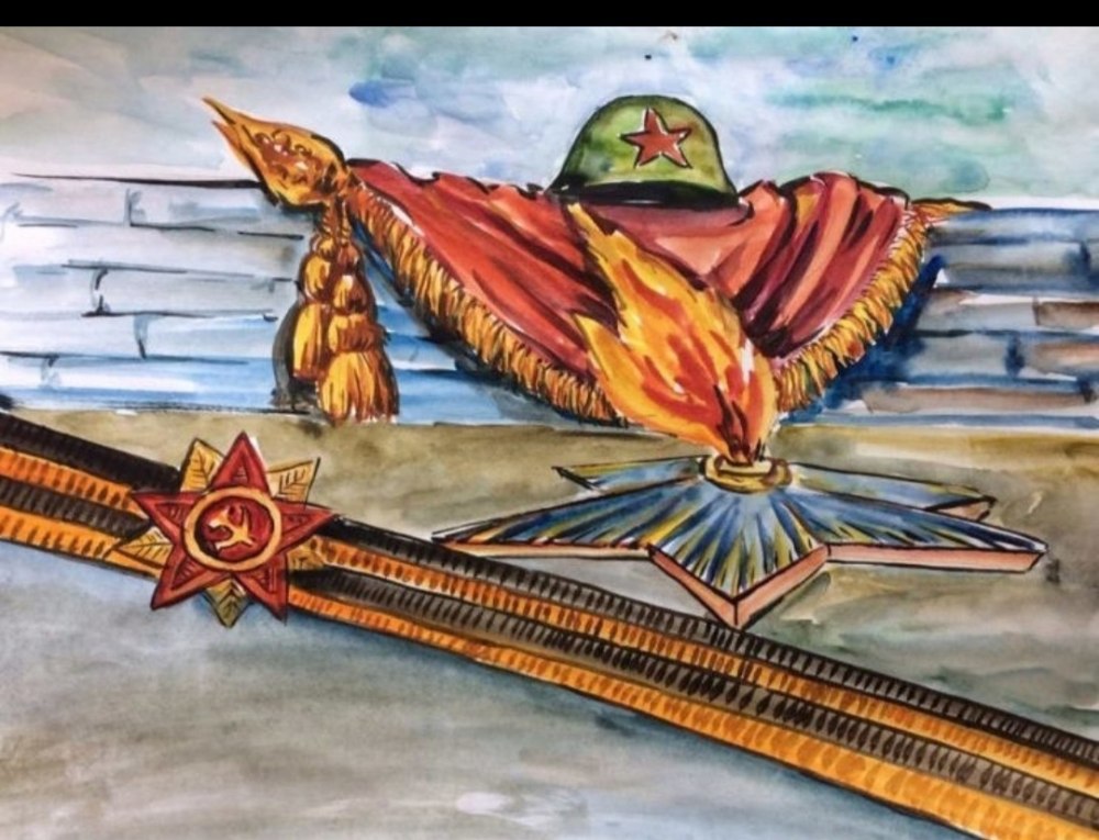 Рисунок на 9 мая