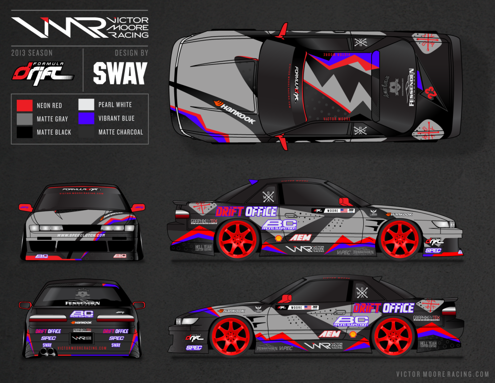 Nissan 180sx винил развертка