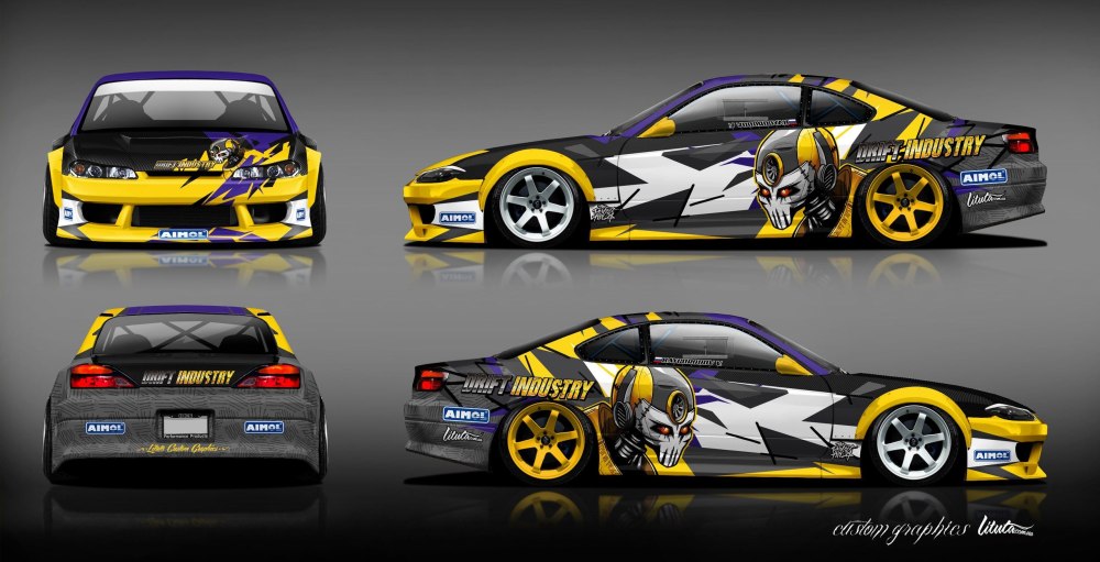 Nissan Silvia s13 ливрея