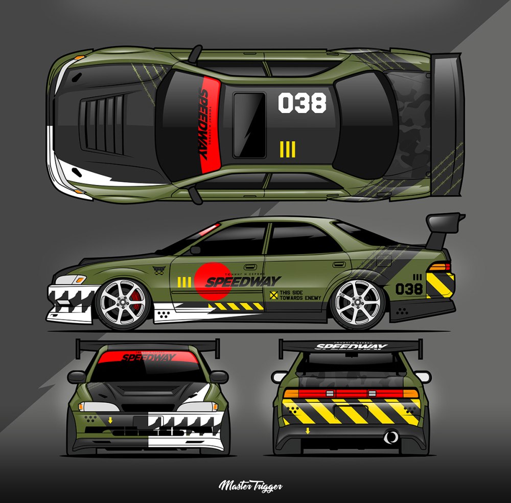 Toyota Mark II livery Design