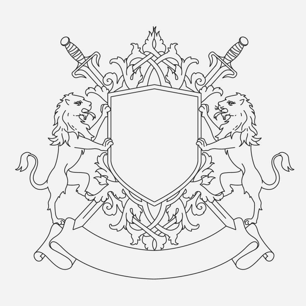 Герб шаблон