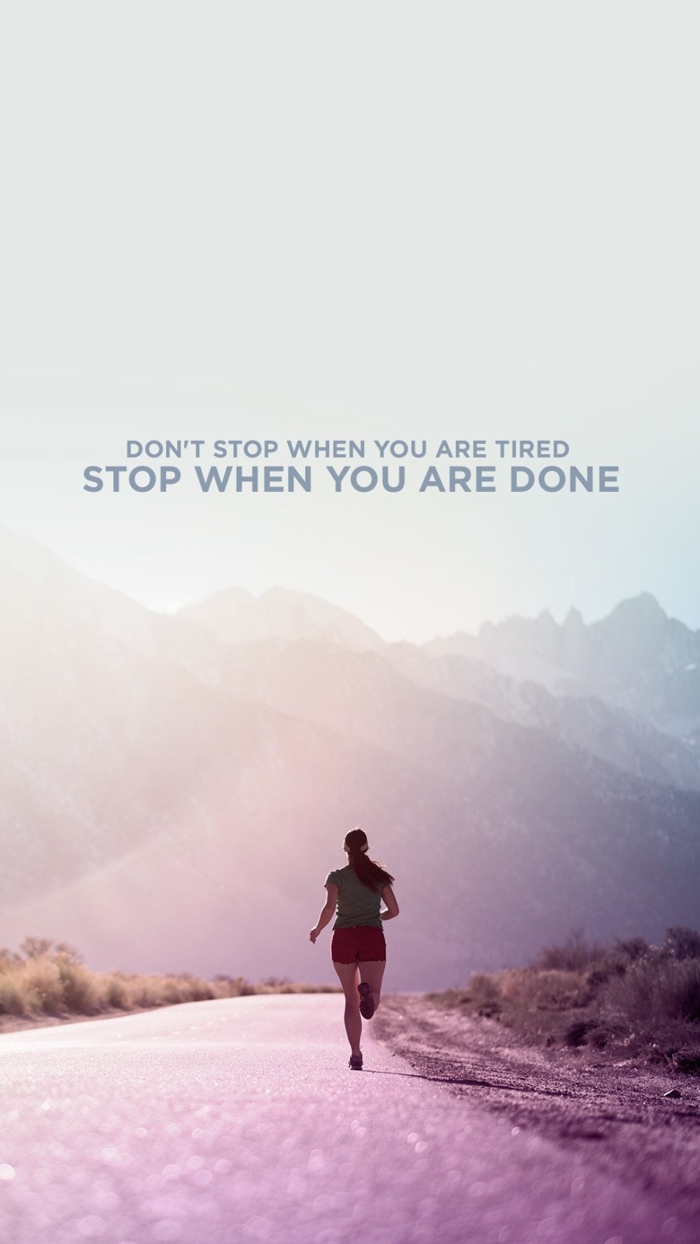 Мотивационные обои never give up