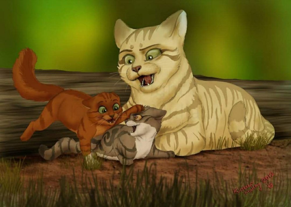 Коты Воители Листвичка и Грач
