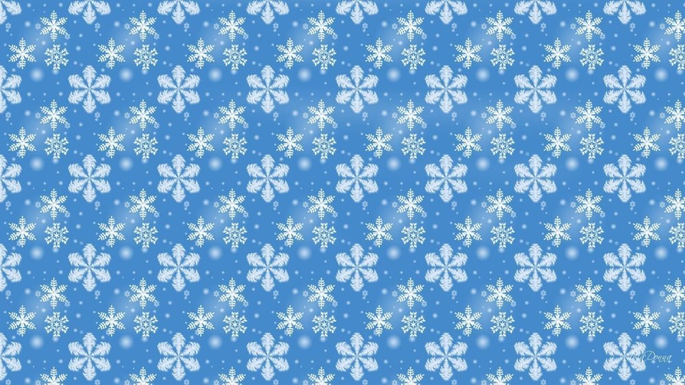 Яркие снежинки