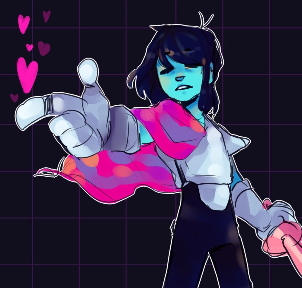 Крис из deltarune арт