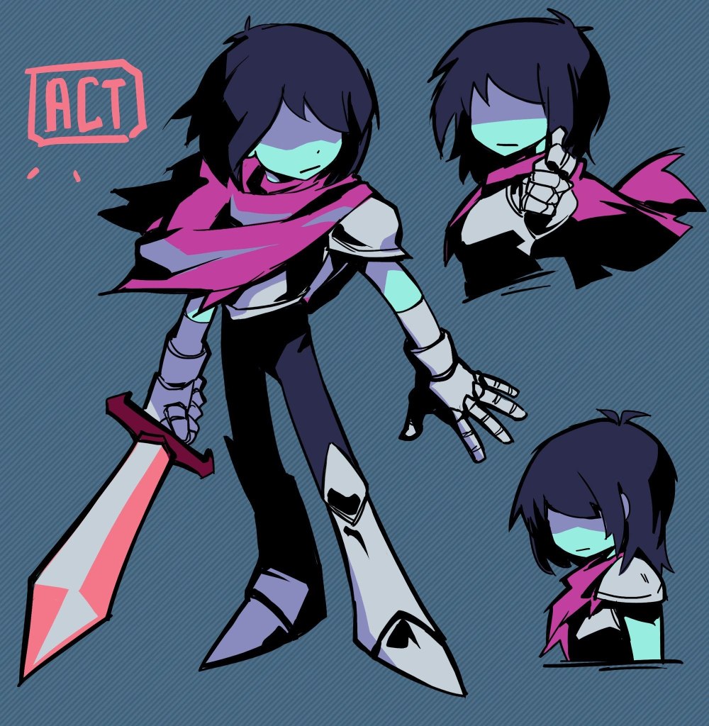 Крис deltarune Art