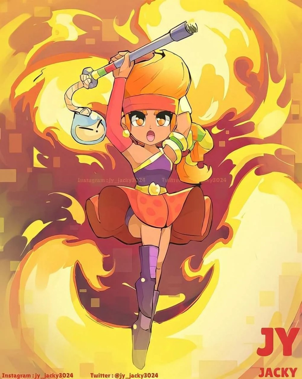 Сэнди Brawl Stars арт