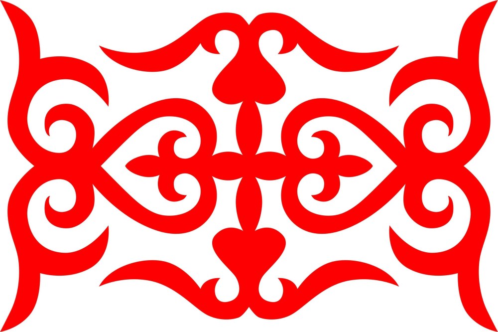 Башкирский узор в круге