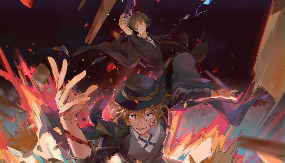 Bungou Stray Dogs Чуя Накахара фильм 2012 кадры