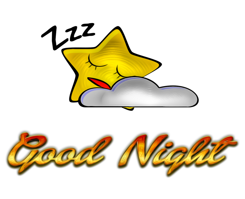 Good Evening надпись на прозрачном фоне