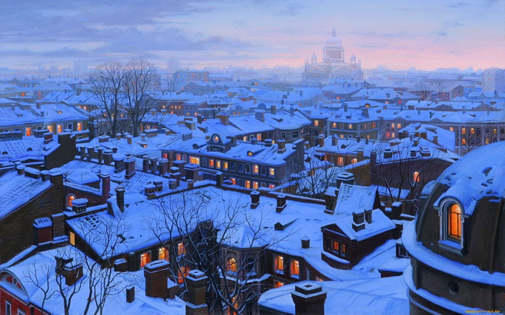 Евгений Лушпин Сумерки в городе 2000
