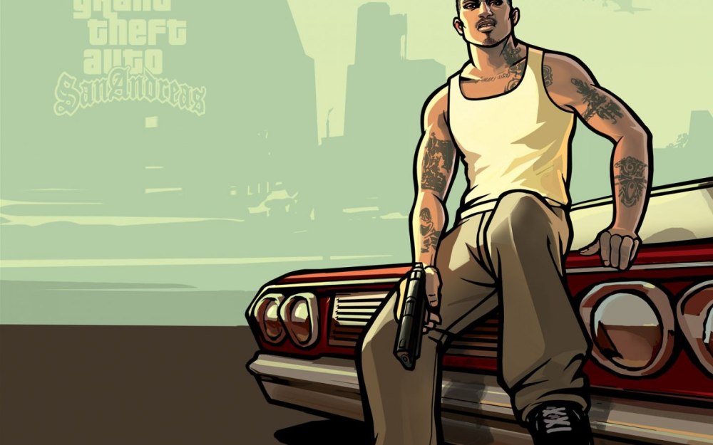 GTA sa плакат