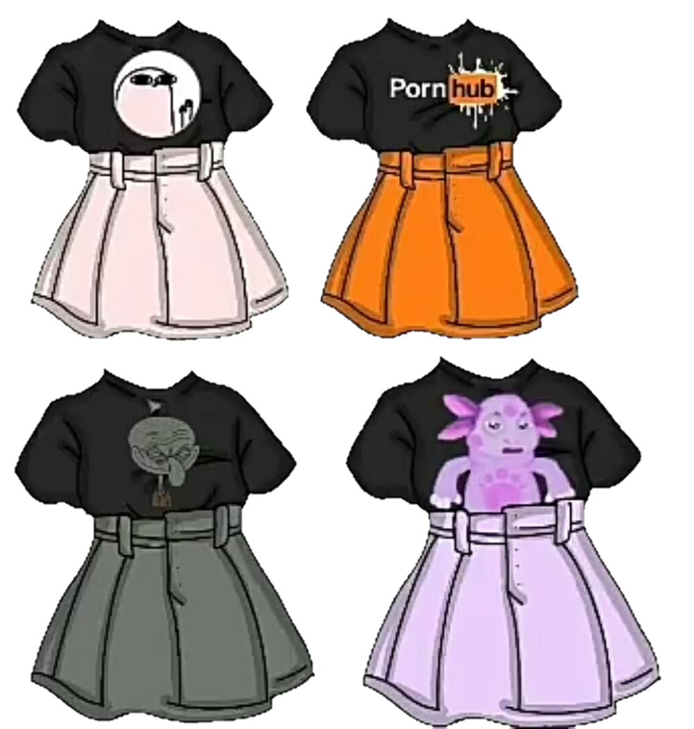 Гача костюмы