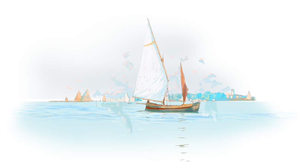 Море закат на прозрачном фоне