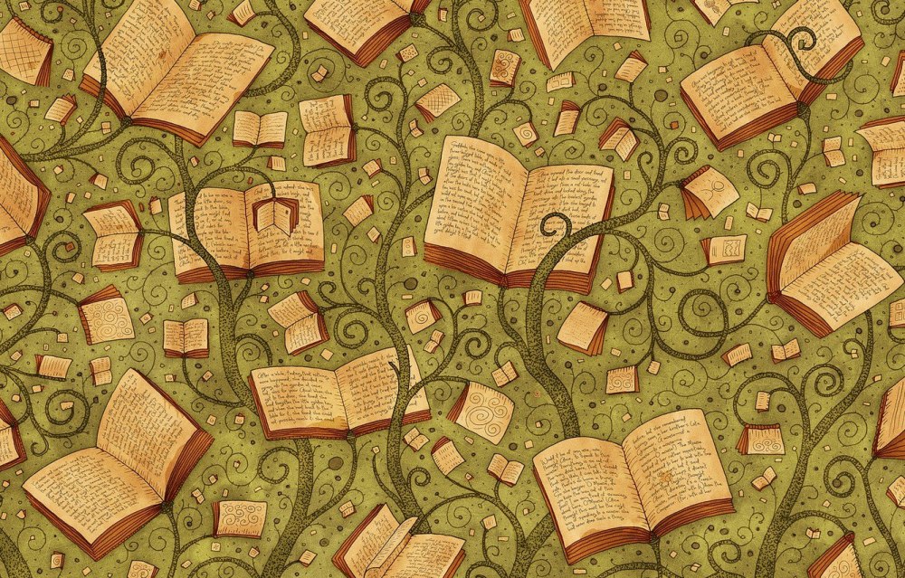 Книга черно белая