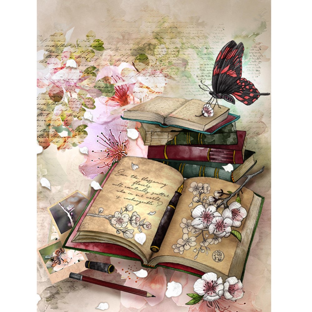 Красивый фон с книгами