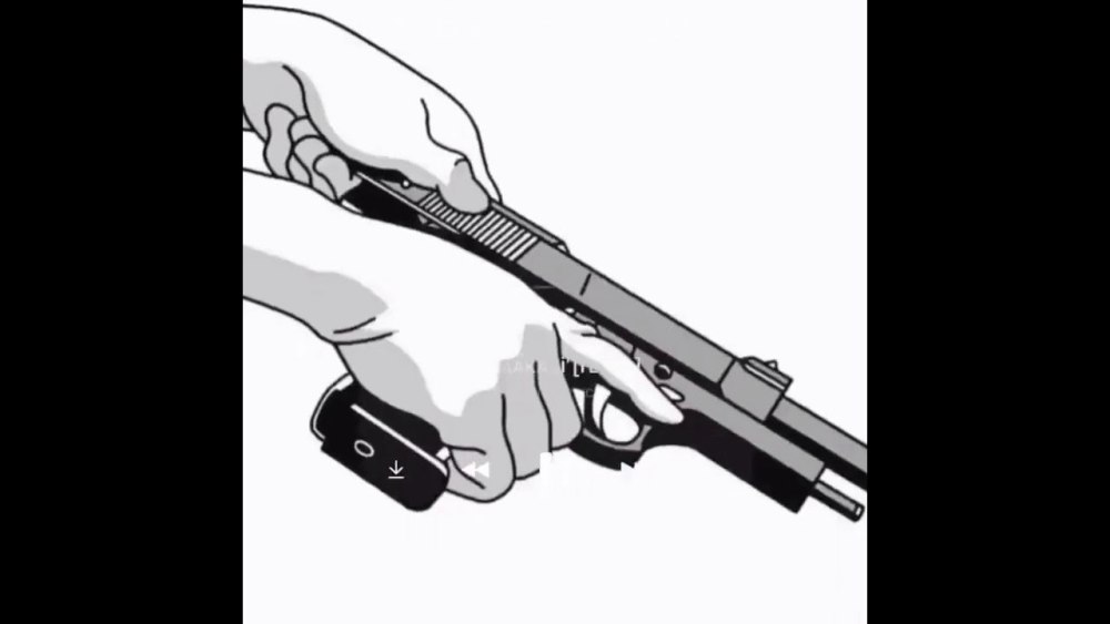Чертёж пистолета Desert Eagle