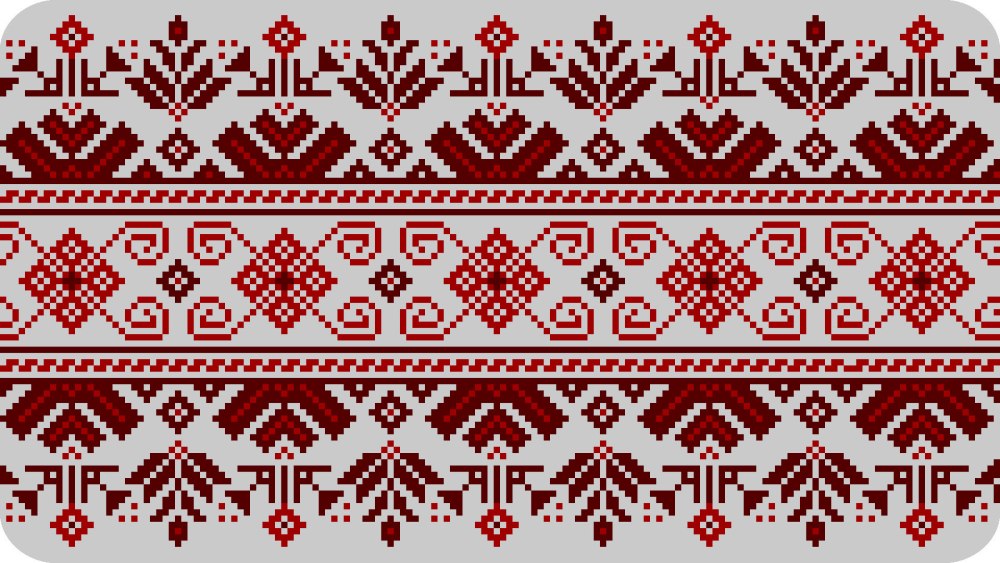 Белорусский рушник вектор