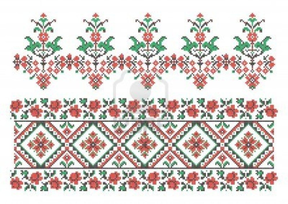 Белорусский рушник вектор