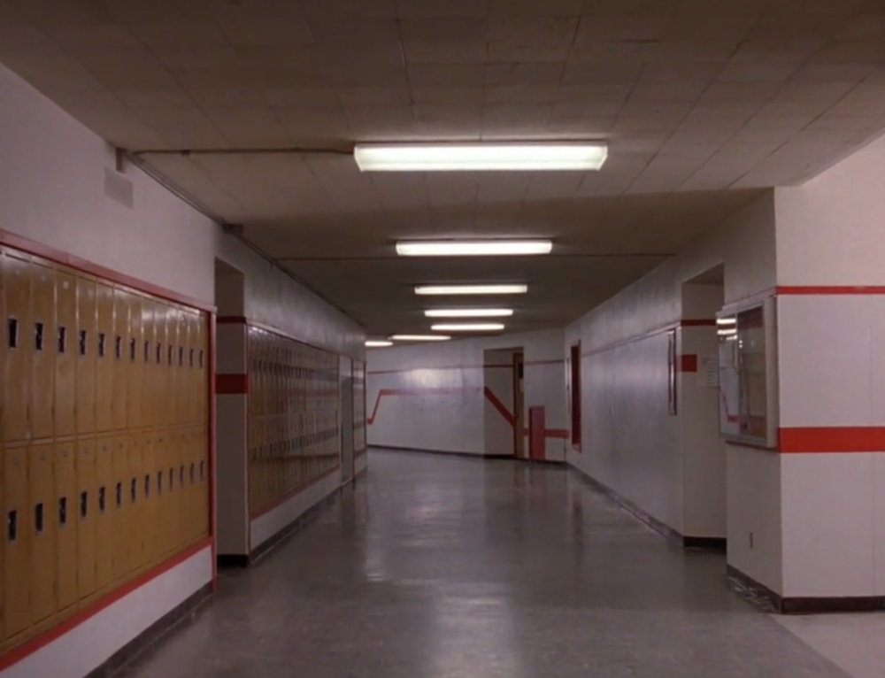 School Corridor 3d