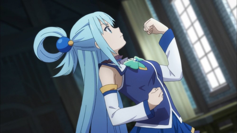 Аква Konosuba r18