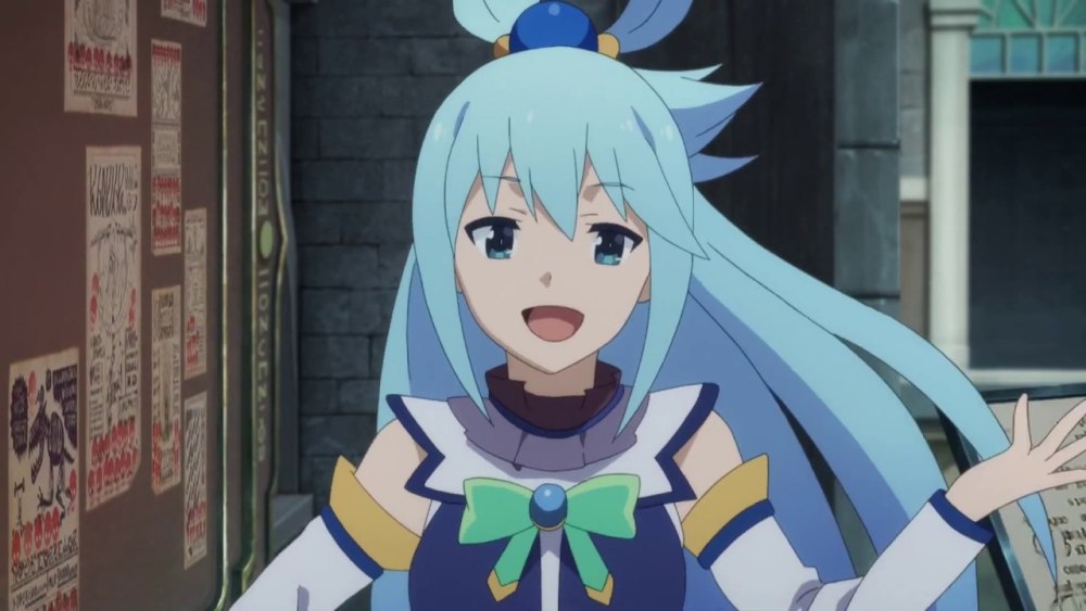 Aqua Konosuba anime screenshot